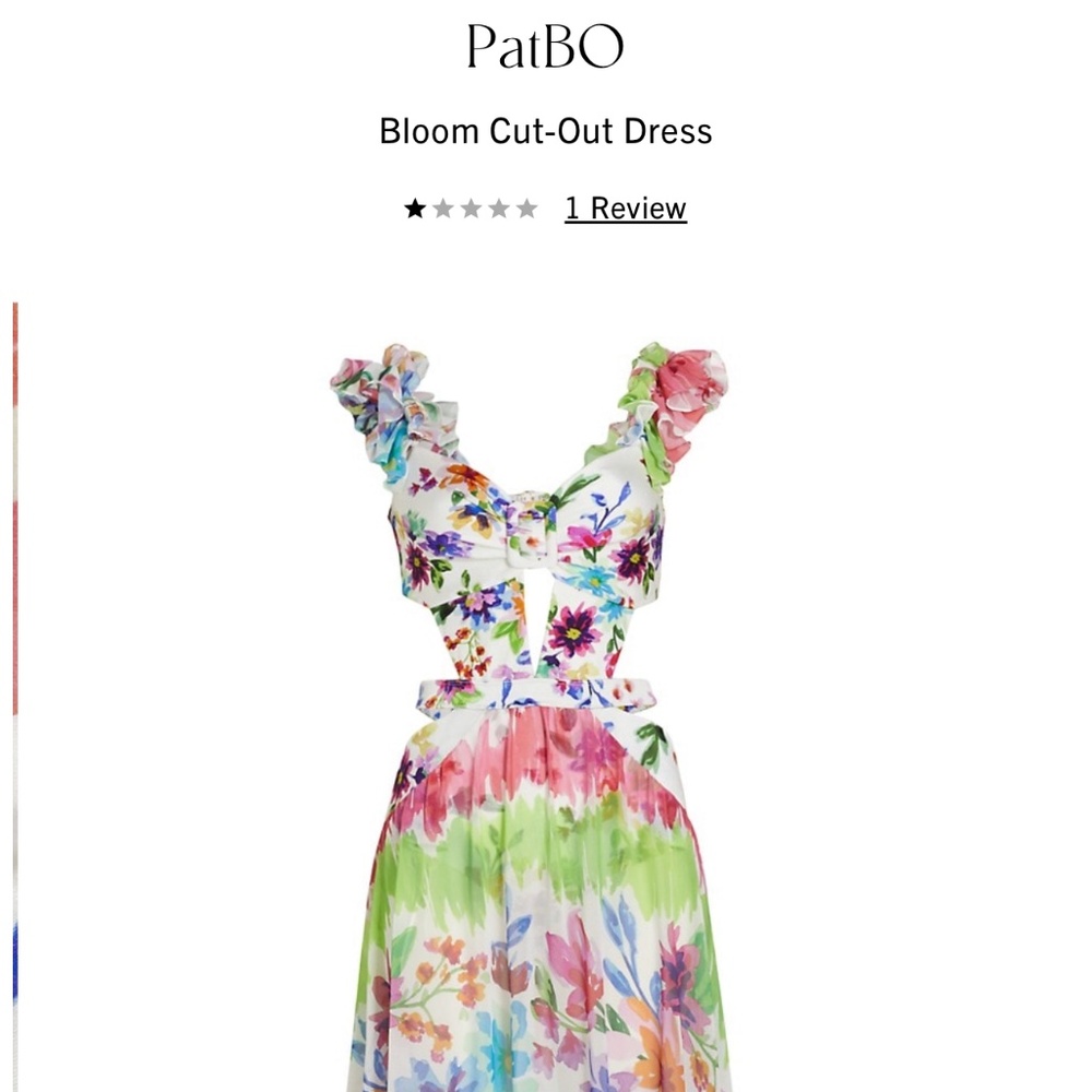 PatBo Bloom Cut Out Dress
